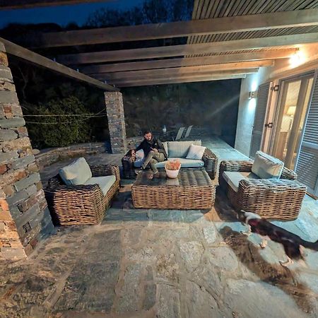 Cycladic Villa With Sea View! Ioulis Экстерьер фото