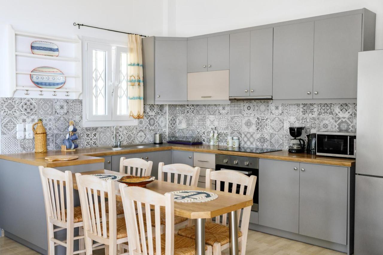 Cycladic Villa With Sea View! Ioulis Экстерьер фото