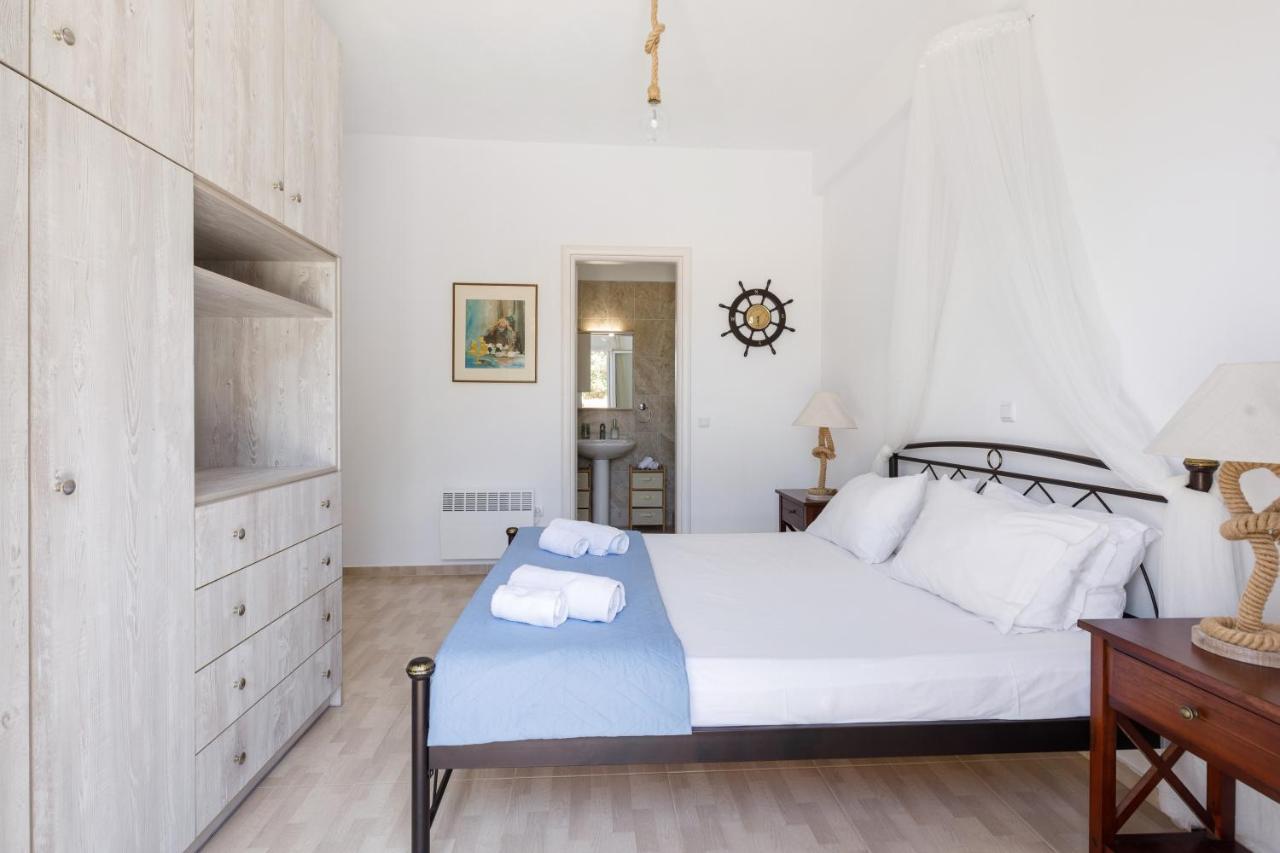 Cycladic Villa With Sea View! Ioulis Экстерьер фото