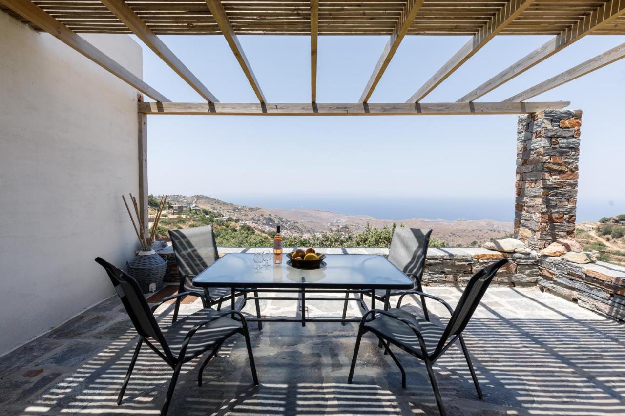 Cycladic Villa With Sea View! Ioulis Экстерьер фото