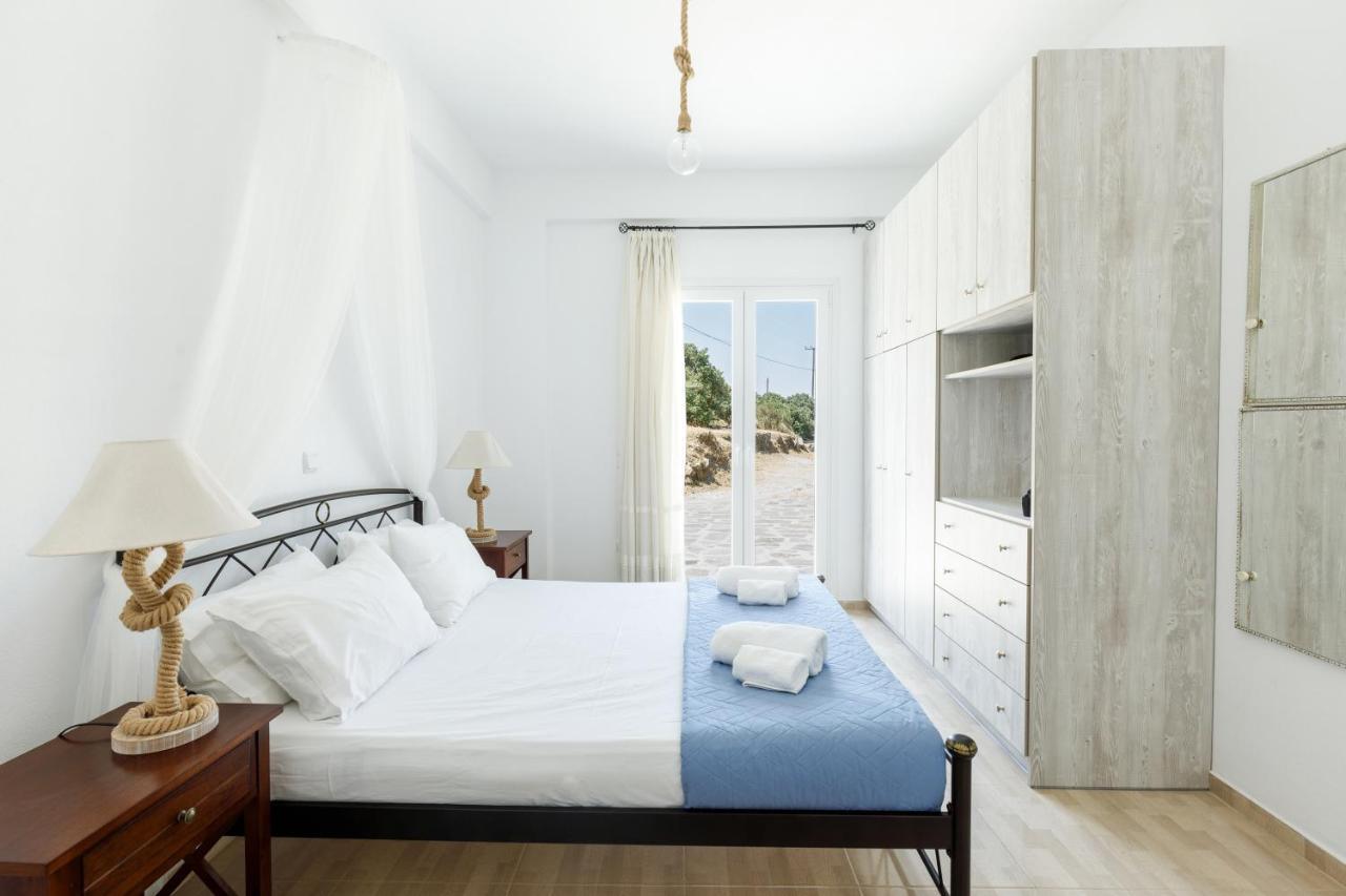 Cycladic Villa With Sea View! Ioulis Экстерьер фото