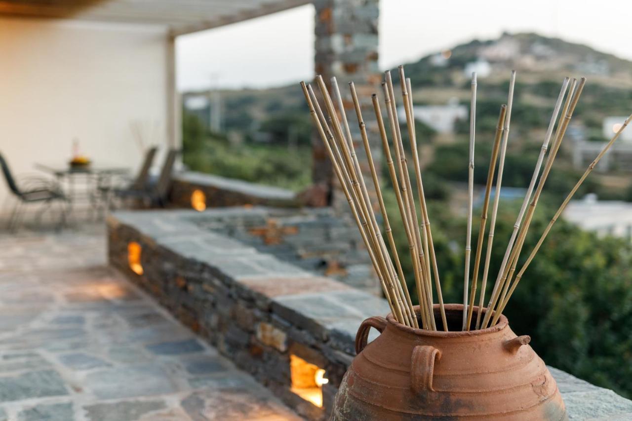 Cycladic Villa With Sea View! Ioulis Экстерьер фото