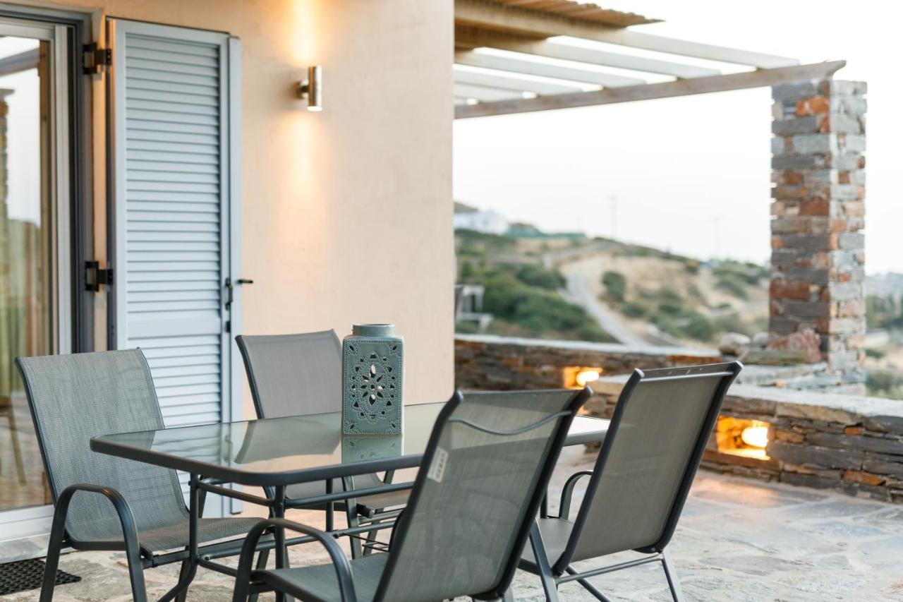Cycladic Villa With Sea View! Ioulis Экстерьер фото