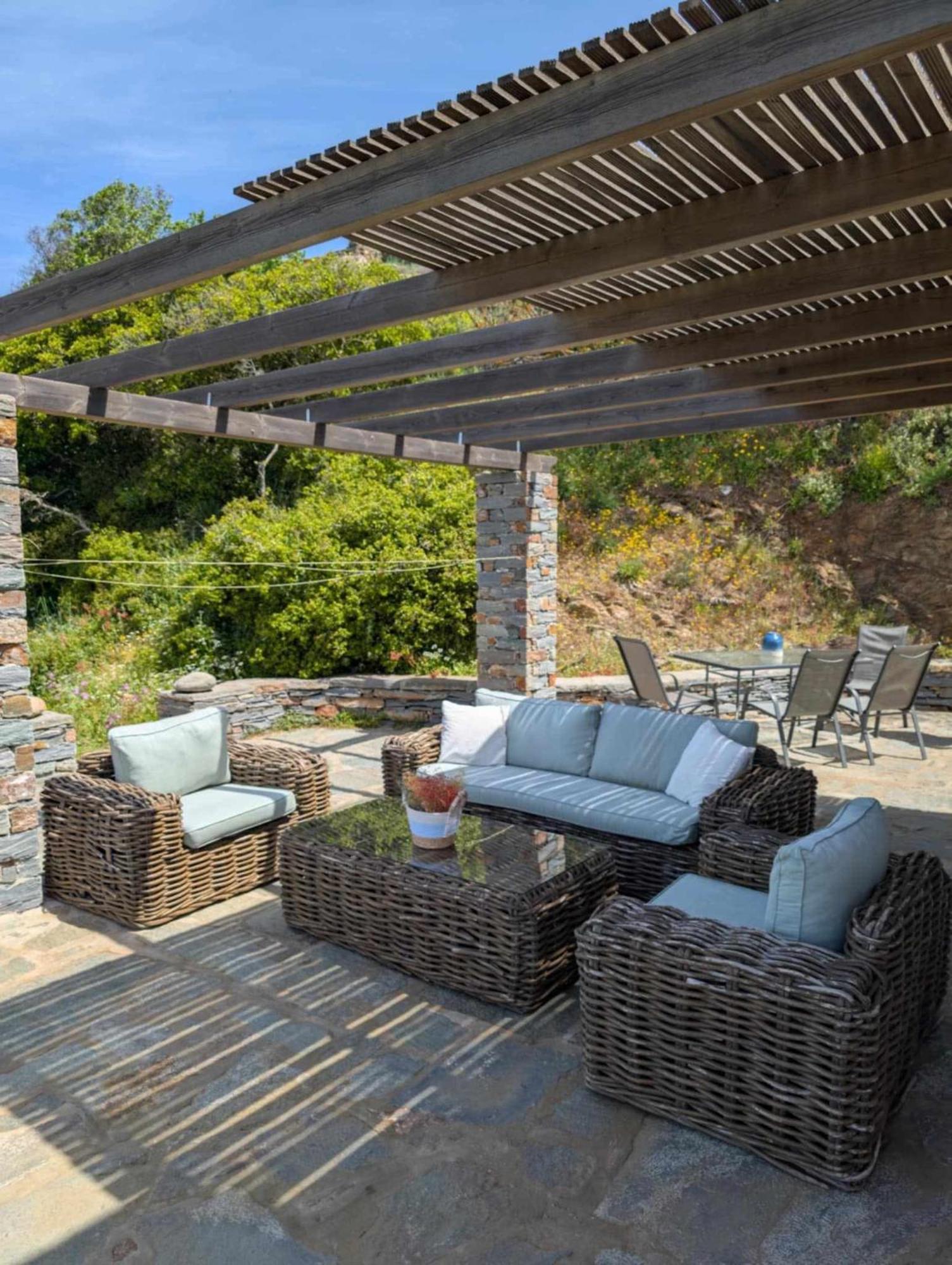 Cycladic Villa With Sea View! Ioulis Экстерьер фото